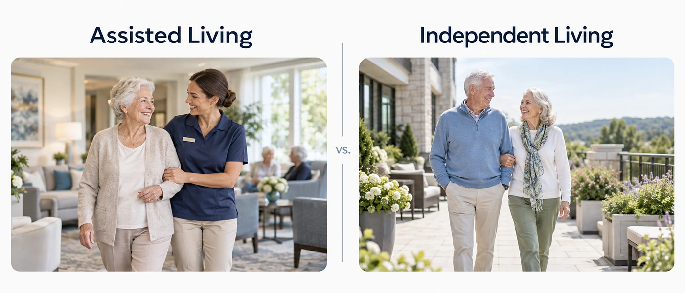 assisted living vs independent living